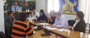 Συνεδρίασει Δημοτικού Συμβουλίου Θάσου. (4-4-2012)