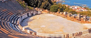 Άρχισε-η-αναστήλωση-του-αρχαίου-θεάτρου-Θάσου 